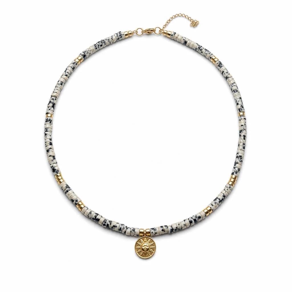 Stella Dalmatian Jasper Necklace