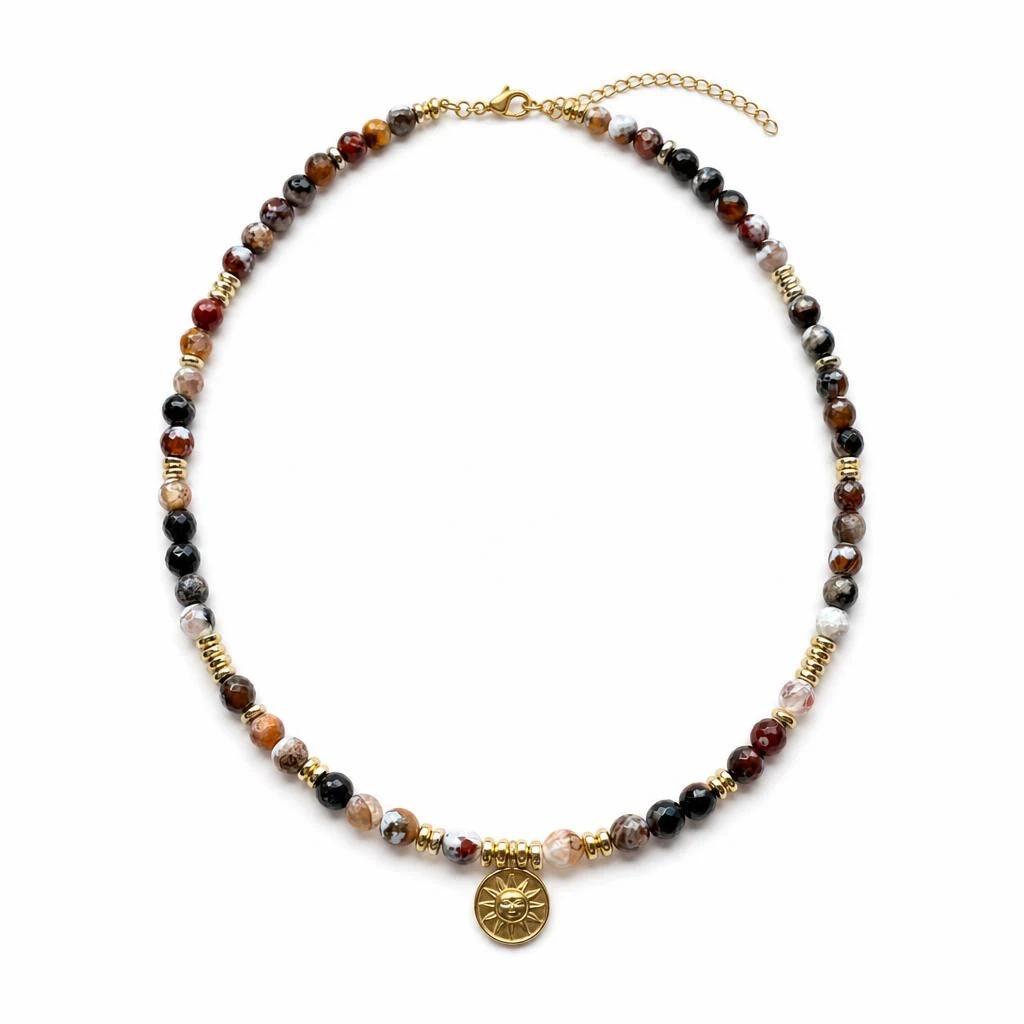 Nomad Sardonyx Agate Necklace