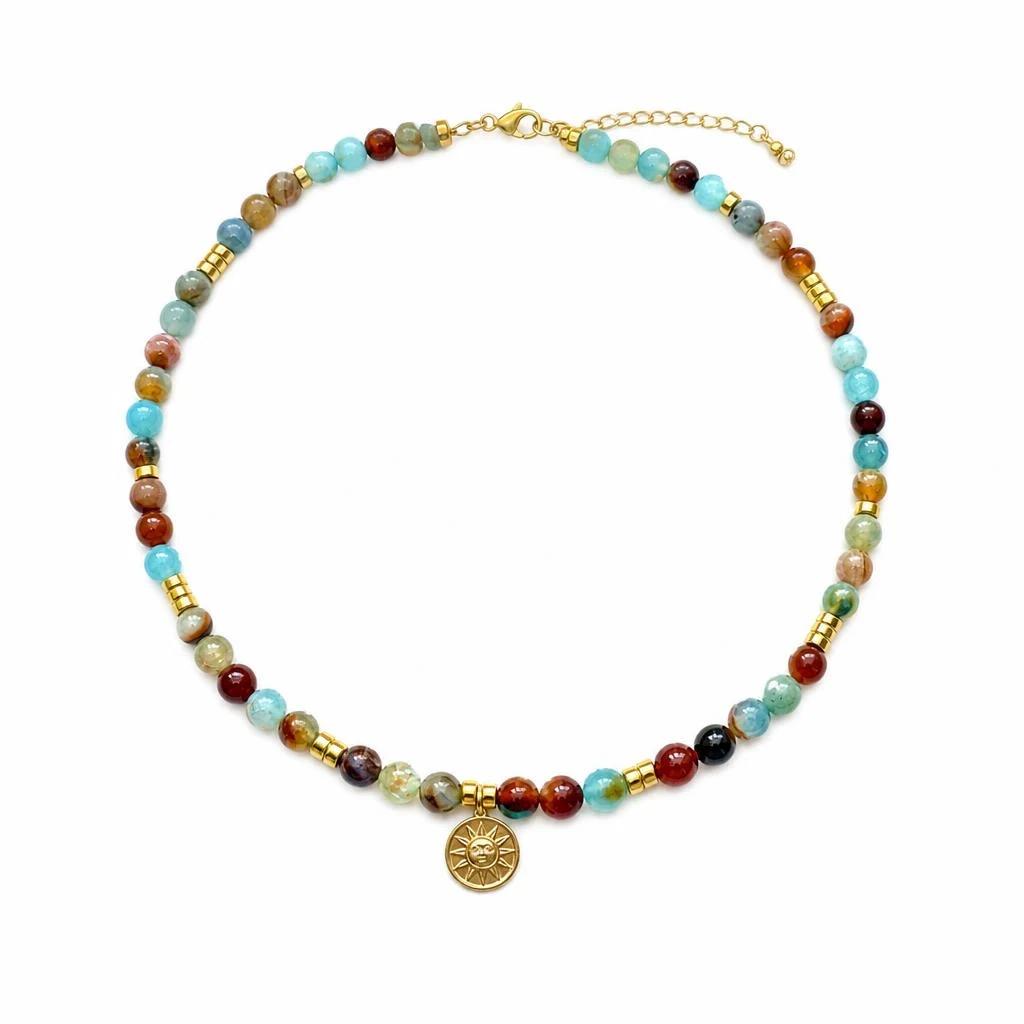 Nomad Multicolour Agate Necklace