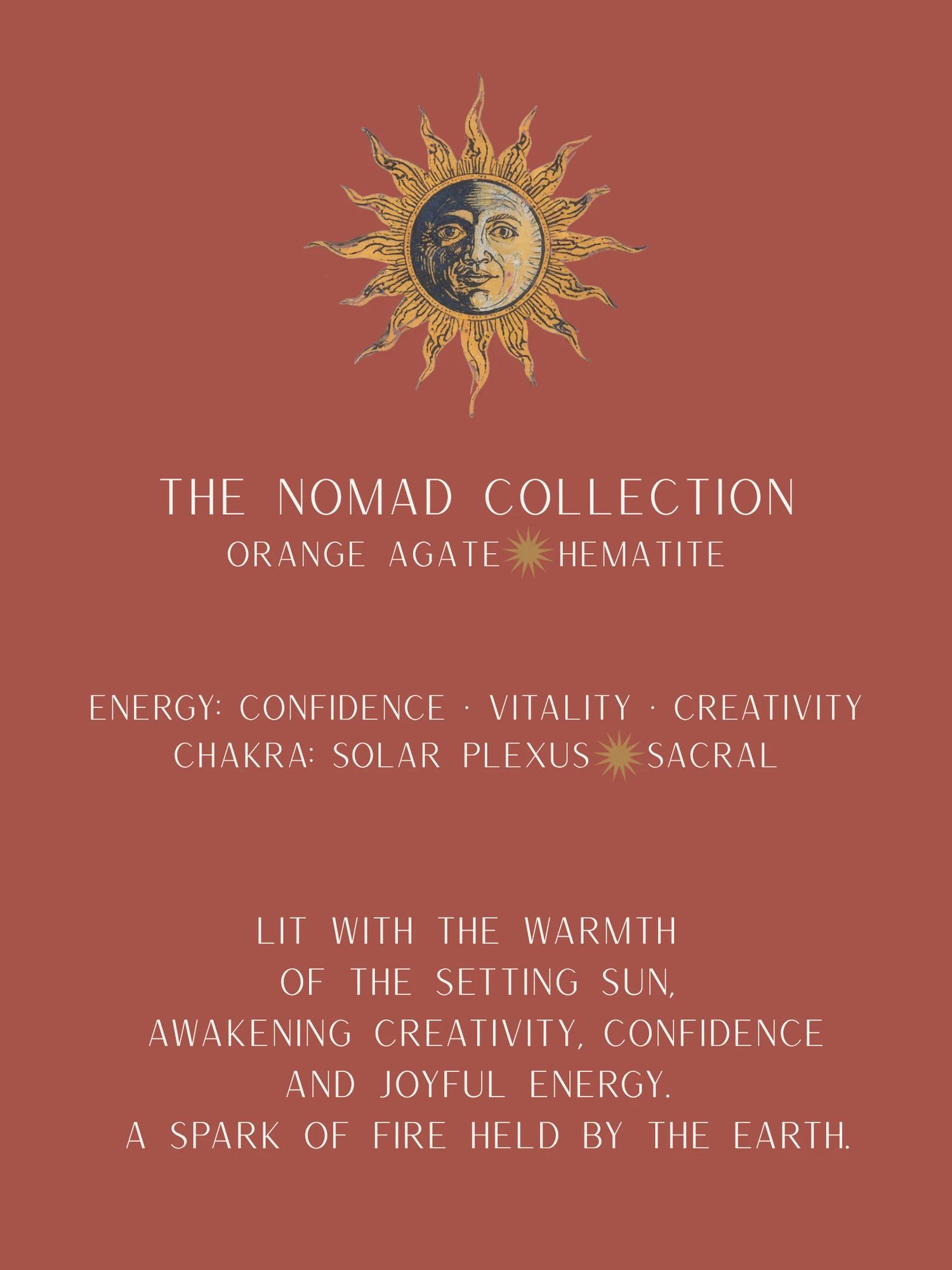Nomad Orange Agate Necklace 2
