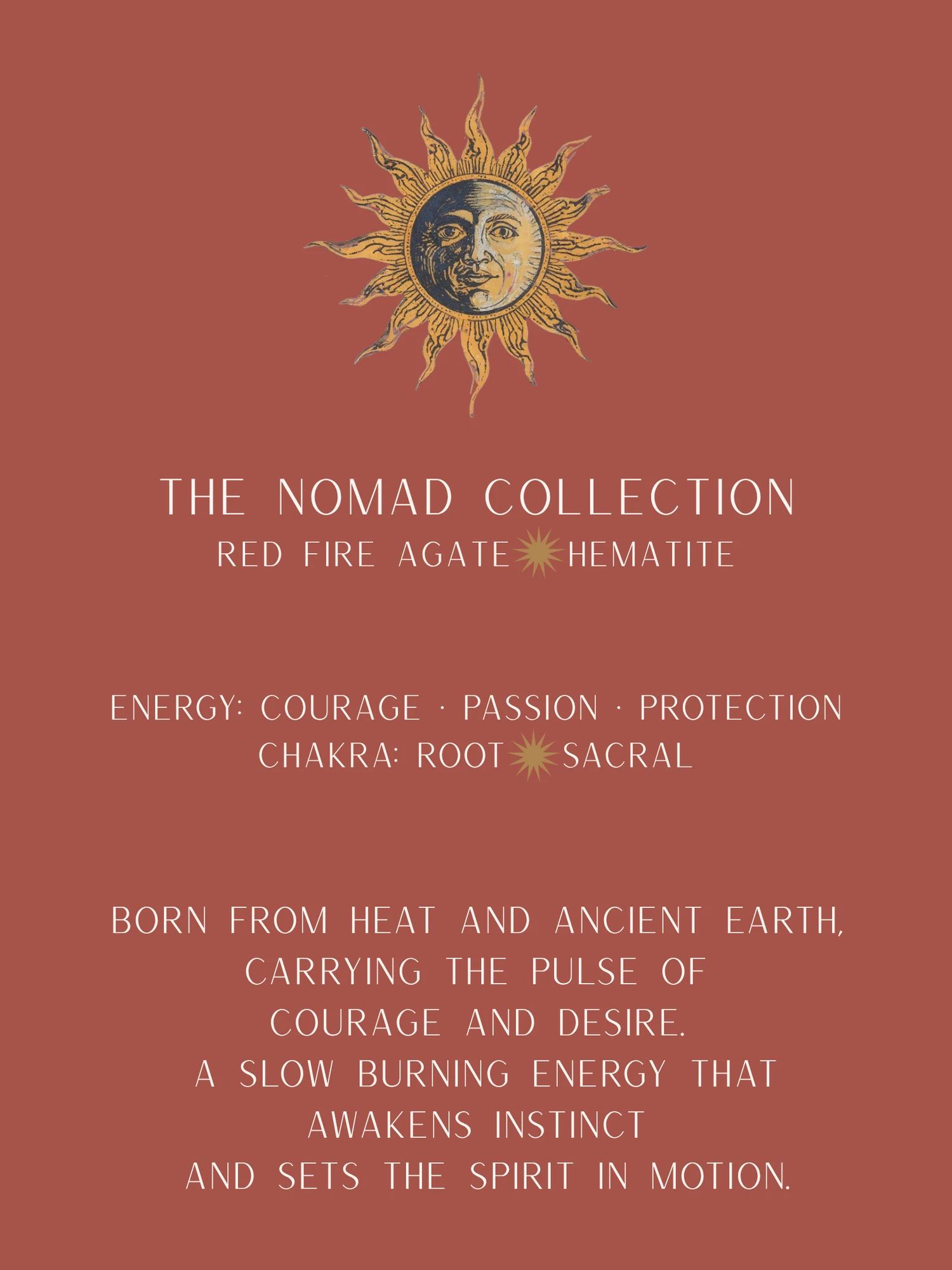 Nomad Red Fire Agate Necklace 2